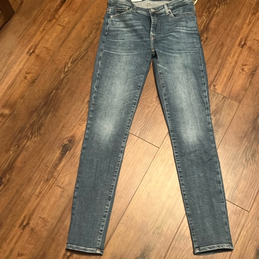 7 for all mankind super skinny high rise denim